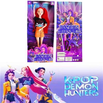 K-POP 猎魔女团动画版11.5寸12关节实身Rumi鲁米打歌芭比带武器 - OBL10420259