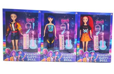 K-POP 猎魔女团真人版11.5寸12关节实身Rumi鲁米打歌芭比3款混装，带吸塑配件 - OBL10420269