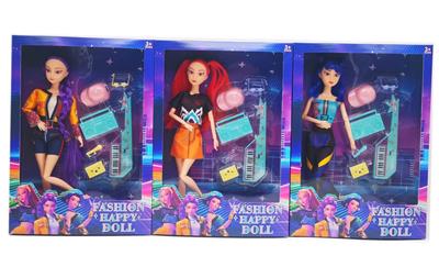 K-POP 猎魔女团真人版11.5寸12关节实身Rumi鲁米打歌芭比3款混装，带吸塑配件 - OBL10420271