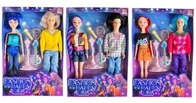 K-POP 猎魔女团真人版11.5寸12关节实身Rumi鲁米打歌芭比男女混装，带吸塑配件 - OBL10420272