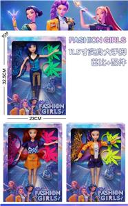 K-POP 猎魔女团真人版11.5寸12关节实身Rumi鲁米打歌芭比带配件 - OBL10420274