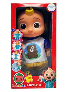 22寸实身电动cocomelon熊宝宝功能描述【会走路。会唱4首歌，会笑，会跳舞】不包电 - OBL10420377