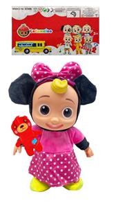 22寸实身电动cocomelon米琪宝宝带小熊功能描述【会走路。会唱4首歌，会笑，会跳舞】不包电 - OBL10420386