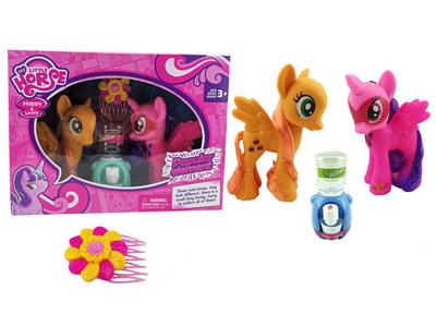 盒装2只搪胶马带饮水机带发夹 - OBL10420723