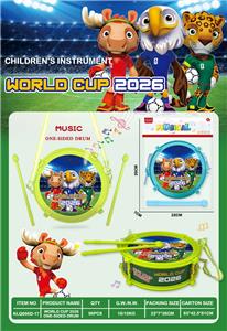 世界杯乐器单面敲鼓 - OBL10422374