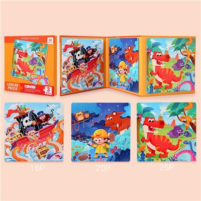 磁性拼图三合一 - OBL10423372