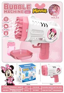 40孔米妮电动灯光泡泡枪 - OBL10423446