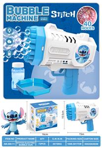 40孔史迪仔电动灯光泡泡枪 - OBL10423456