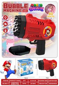 40孔马里奥电动灯光泡泡枪 - OBL10423462