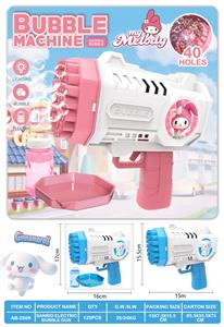 40孔美乐蒂玉桂狗电动灯光泡泡枪 - OBL10423472