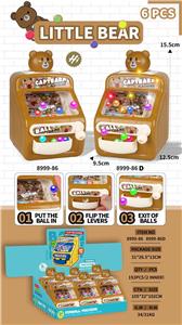 小熊弹珠游戏机（6PCS/展示盒) - OBL10425336