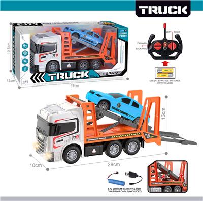 27MHz 1:12四通带前车灯遥控救援车（包电） - OBL10425432