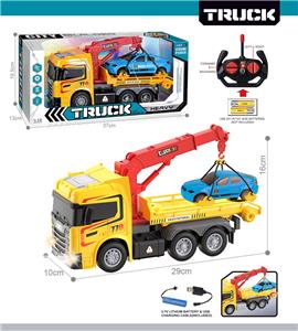 27MHz 1:12四通带前车灯遥控救援吊车（包电） - OBL10425434