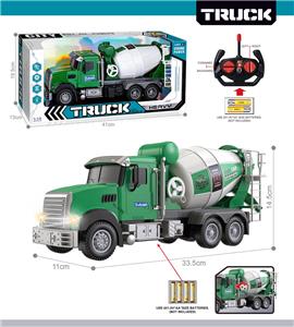 27MHz 1:12四通带前车灯遥控搅拌工程车（不包电） - OBL10425449