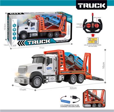 27MHz 1:12四通带前车灯遥控救援车（包电） - OBL10425456