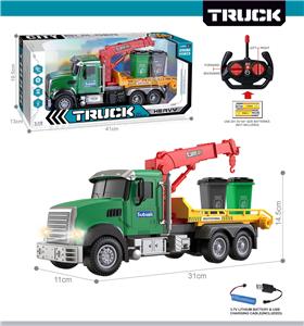 27MHz 1:12四通带前车灯遥控环卫车（包电） - OBL10425464