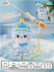 小萌妹背包水枪（容水量：1.2L） 卡通水枪背包打气水枪气压水枪抽拉式水枪 - OBL10426172