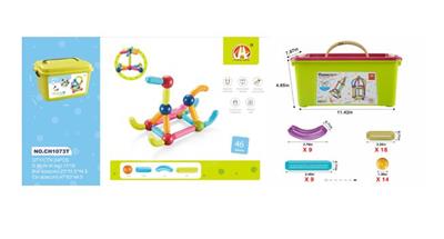 Assemble 50pcs magnetic bars and storage boxes - OBL10426504