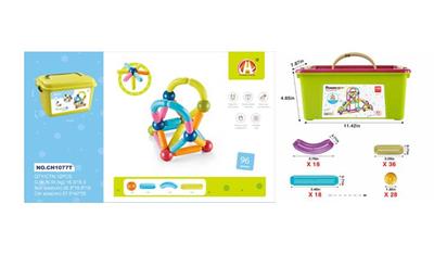 Assemble 100pcs magnetic bars and storage boxes - OBL10426505