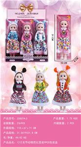 12寸关节动物芭比混装9PCS包装盒 - OBL10427087