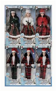 11寸实身男女芭比6pcs展示盒 - OBL10427213