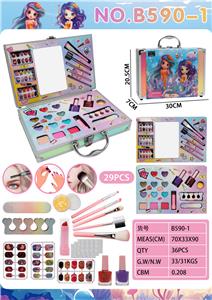 美人鱼加大手提铝盒化妆包 - OBL10427507