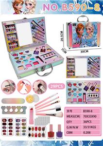 冰雪公主加大手提铝盒化妆包 - OBL10427514