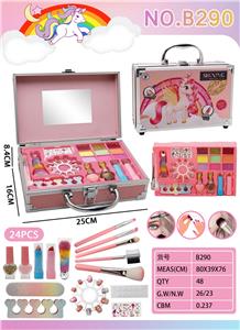 手提铁盒独角兽化妆包 - OBL10427554