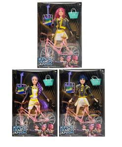 第3代 K-POP 猎魔 11.5寸12关节实身猎魔女团，带单车带吉他带手提包 - OBL10427663