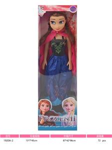 18寸空身冰雪奇缘娃娃 安娜公主 包电LR44 2个纽扣电池 - OBL10428410