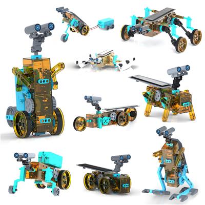25合1太阳能机器人 带电池仓（自装型玩具所有零件每次只能拼一种款式可以拼25种不同款式） - OBL10428805