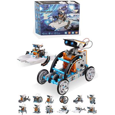 12合1太阳能机器人 带电池仓（自装型玩具所有零件每次只能拼一种款式可以拼13种不同款式） - OBL10428808