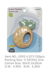 婴儿水煮菠萝牙胶摇铃 - OBL10429260