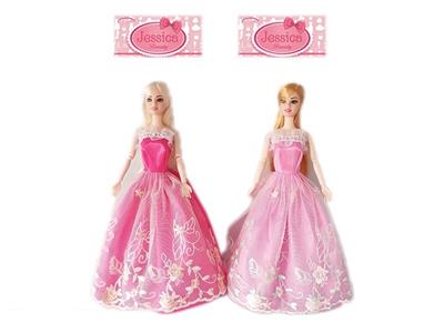 11.5寸9关节实身时装长裙芭比 2款混装 - OBL10431325
