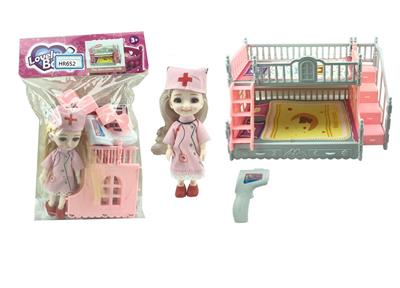 6.5寸实身护士婴儿床 - OBL10431335