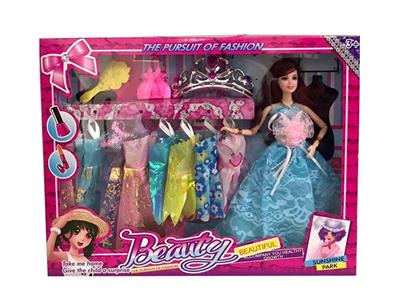 11.5寸12关节婚纱芭比 带配件、8件吊裙 - OBL10431398