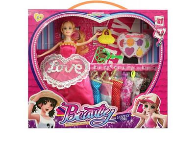 高档11.5寸实身芭比带配件带衣服 - OBL10431420