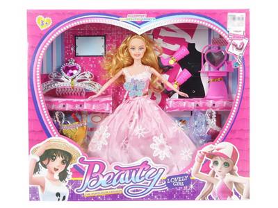 高档11.5寸实身芭比带3寸实身芭比带衣服带配件 - OBL10431424