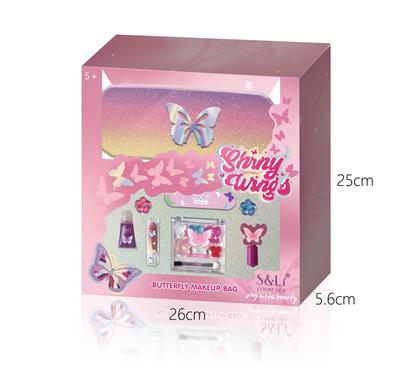 闪亮翅膀蝴蝶化妆包 - OBL10431654