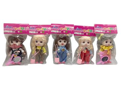 6寸16公分表情萌娃搪胶身多款混装 - OBL10432162