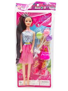 11寸空身芭芘娃娃 芭比娃娃纸板OPP袋 - OBL10432213