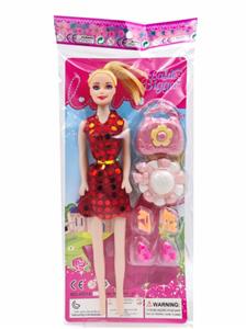 11寸空身芭芘娃娃 芭比娃娃纸板OPP袋 - OBL10432215