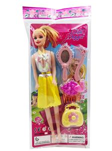 11寸空身芭芘娃娃 芭比娃娃纸板OPP袋 - OBL10432216