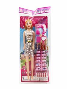 11寸空身芭芘娃娃 芭比娃娃纸板OPP袋 - OBL10432217