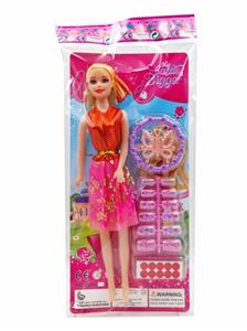 11寸空身芭芘娃娃 芭比娃娃纸板OPP袋 - OBL10432218