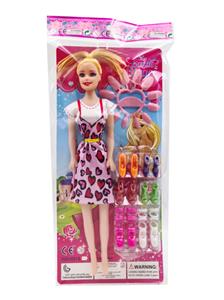 11寸空身芭芘娃娃 芭比娃娃纸板OPP袋 - OBL10432221