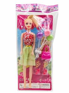 11寸空身芭芘娃娃 芭比娃娃纸板OPP袋 - OBL10432222