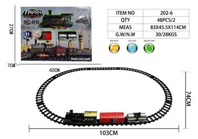 电动灯光音乐火车轨道103*74CM - OBL10432314