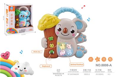 婴童早教益智卡通考拉电子琴玩具二色混装 - OBL10432654