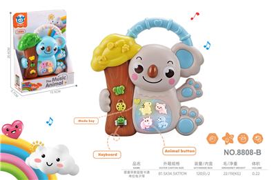 婴童早教益智卡通考拉电子琴玩具二色混装 - OBL10432655